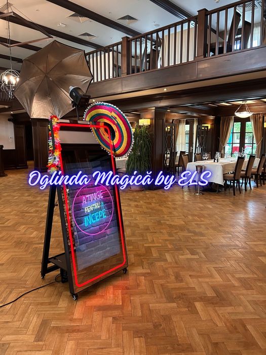 Oglinda Magica Fum Greu Cabina Foto Guestbook Audio Baloane Fum