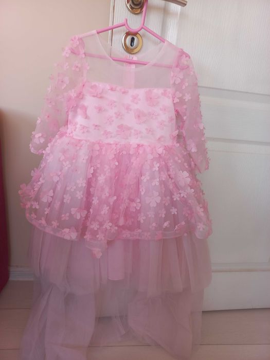 Официални рокли - розова и бяла