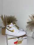 Air Jordan 1 Mid White Metalic Gold