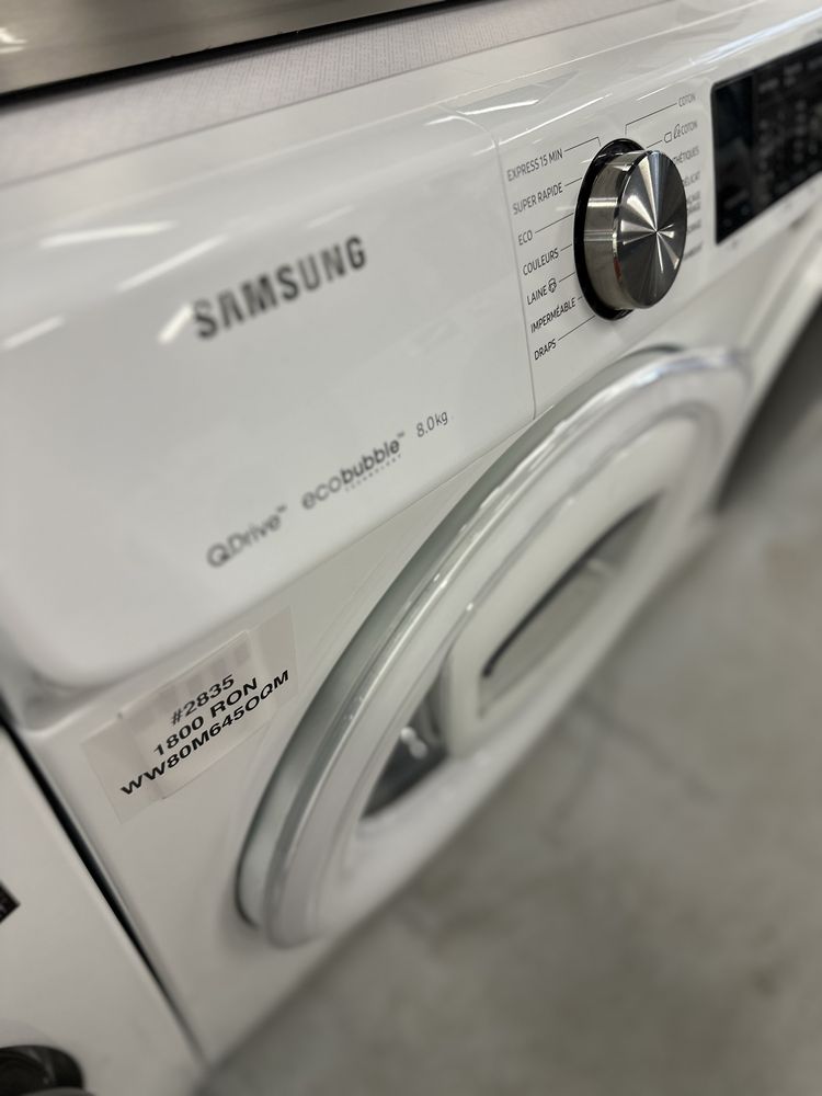 Masină de spălat rufe Samsung QDrive 8kg WW80M6450QM