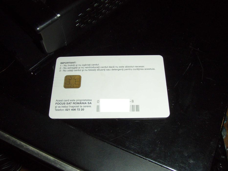 Receptor satelit SD (fara HDMI) Kaon KSF-ES270CO Focus Sat + cartela