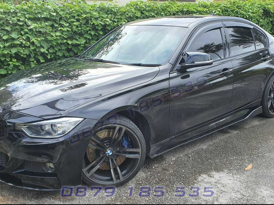 Универсални странични прагове броня тунинг лайсни черни карбон