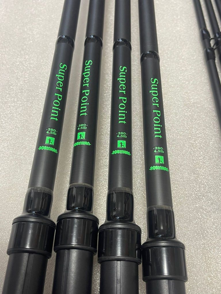 SET 4 Lansete ROBINHAN Super Point 3.9m, 4.5Ibs 2 segmente