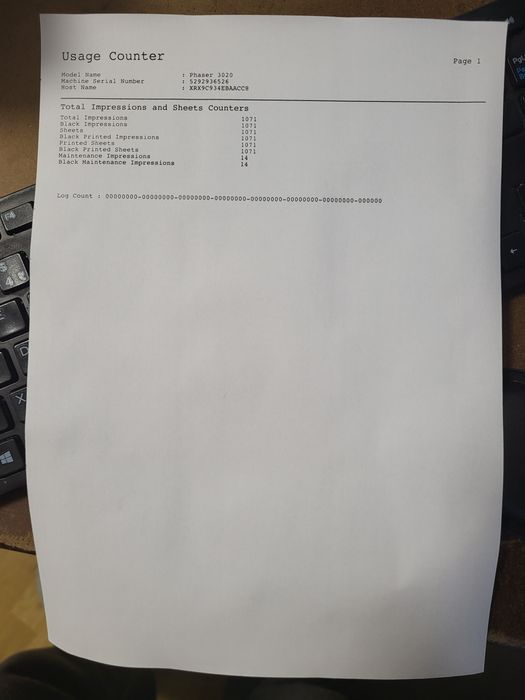 Imprimanta laser xerox phaser 3020