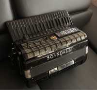 Vand acordeon juzisound Scandalli cu wireless si procesor