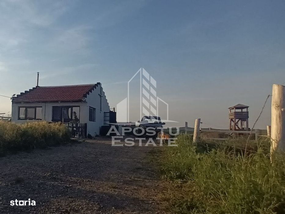 Farmhouse la 14km de Timisoara, teren agricol 1ha
