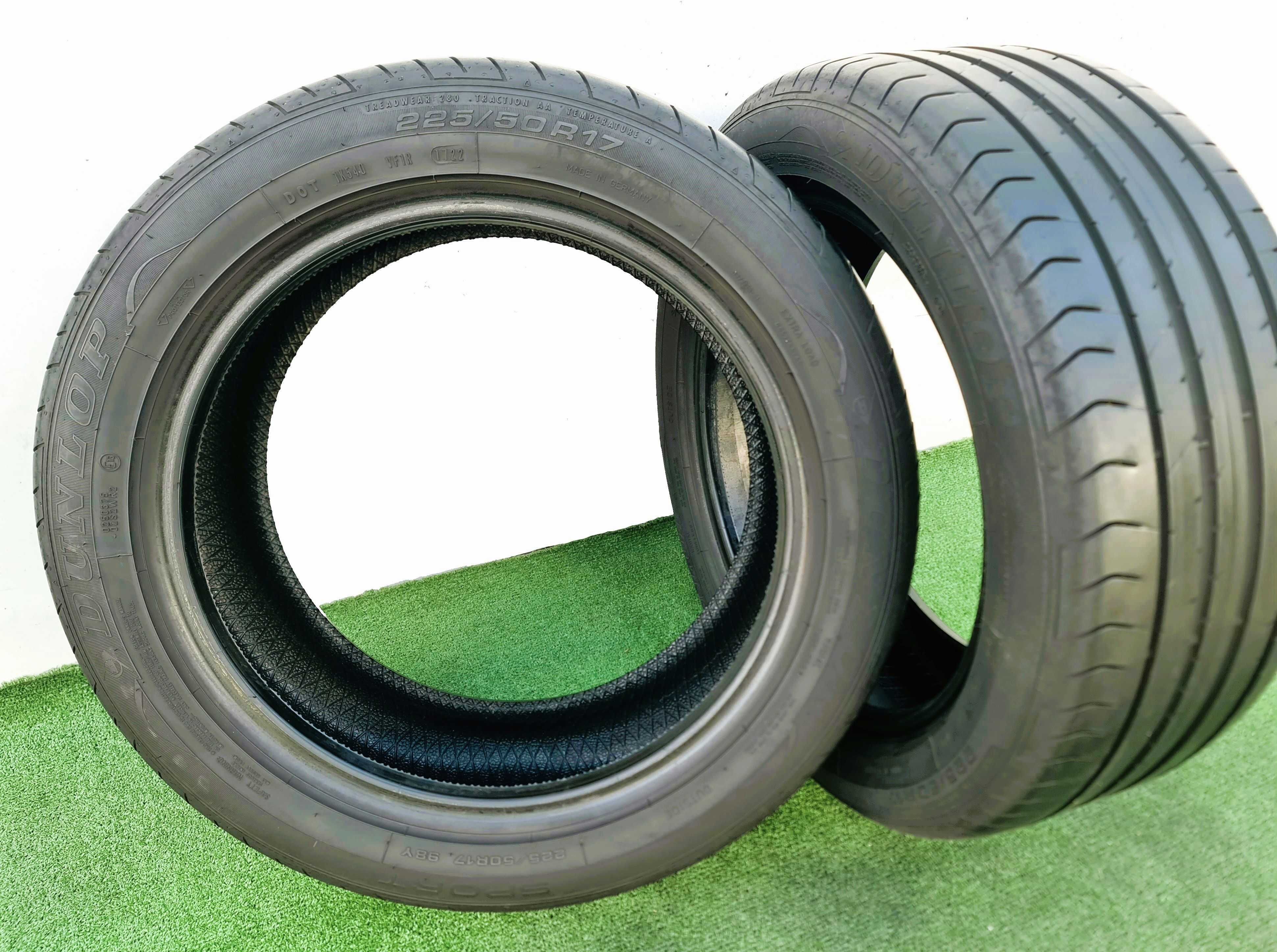 2бр. 225/50/17 DUNLOP Sport- летни