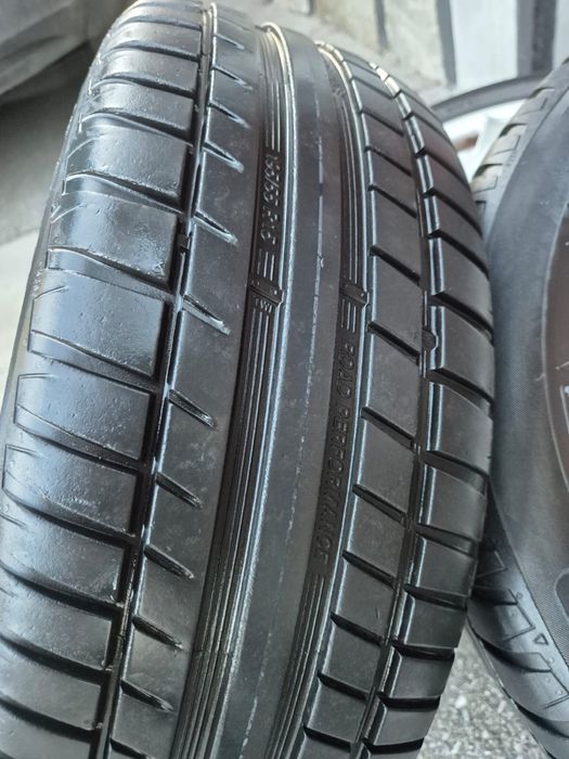 Jante aliaj + cauciucuri 4x108 R15