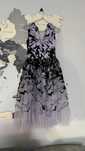 Rochie eleganta lila, midi