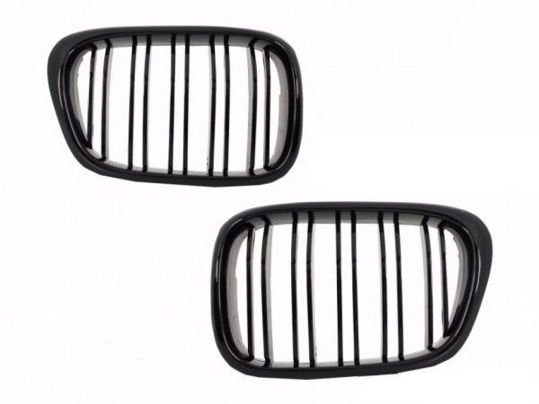 Grile duble BMW seria 5 E39 M5 look - Negru Lucios