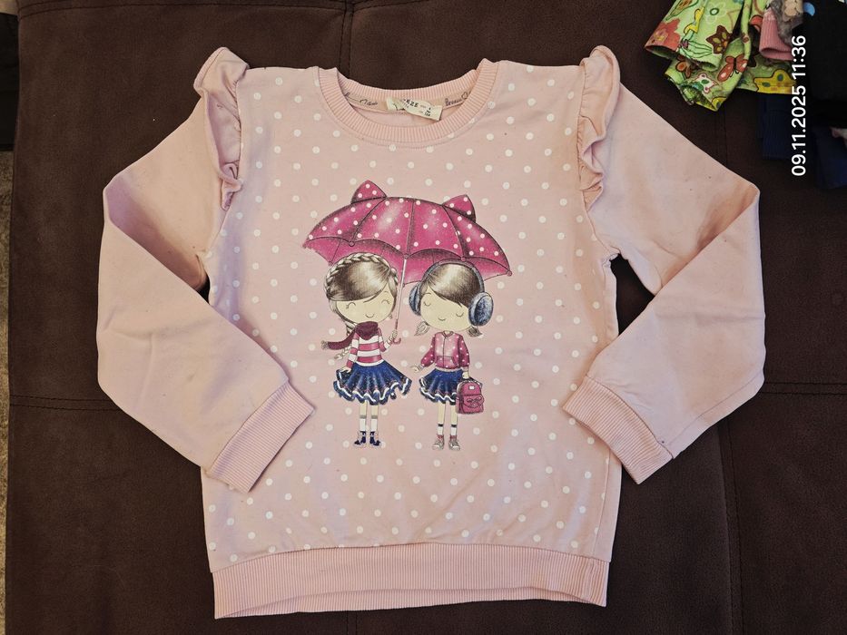 Теплая кофта на 104см