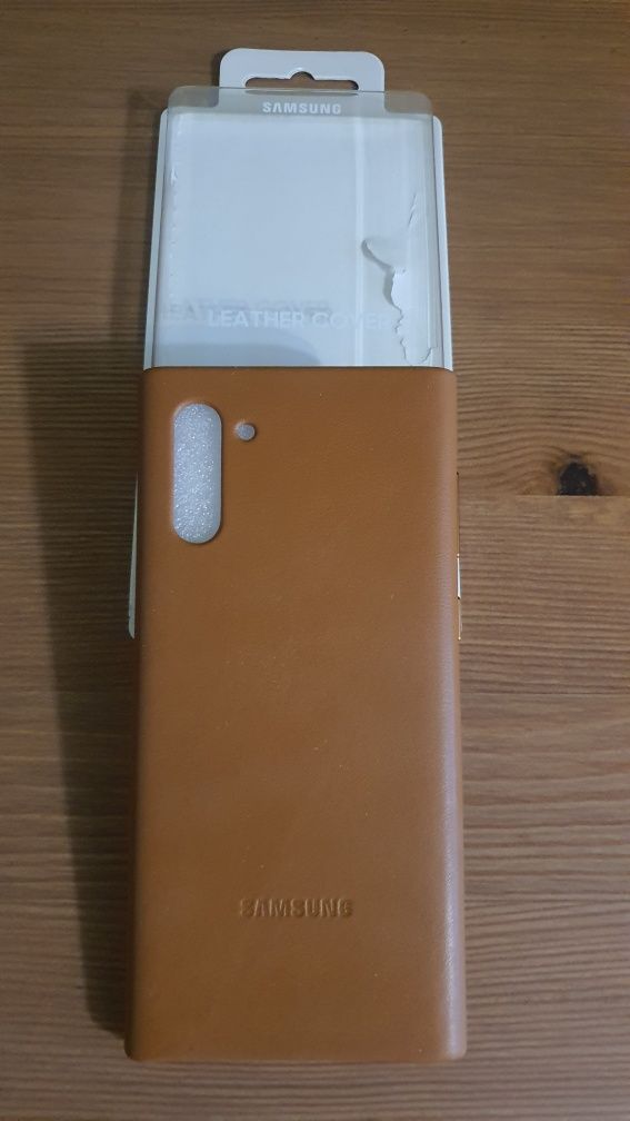 Husa Cover Leather Samsung Galaxy Note10 Maro