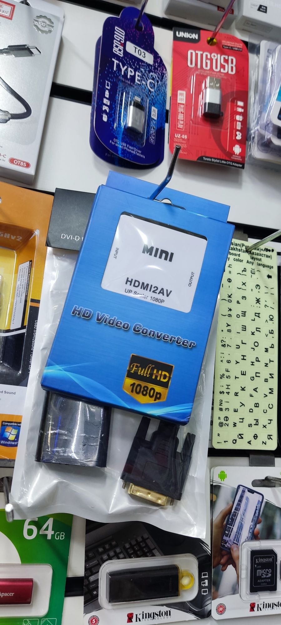 Адаптер Hdmi на тюльпан выход