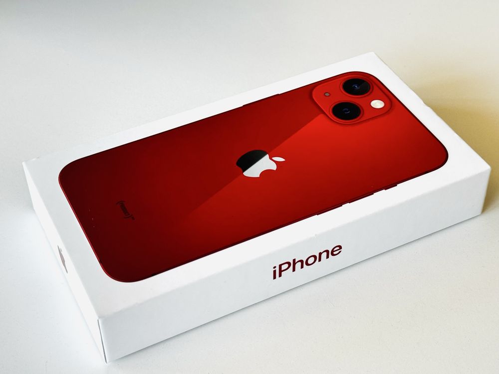 Iphone 13 128GB Red 100% Батерия! Гаранция 6 месеца