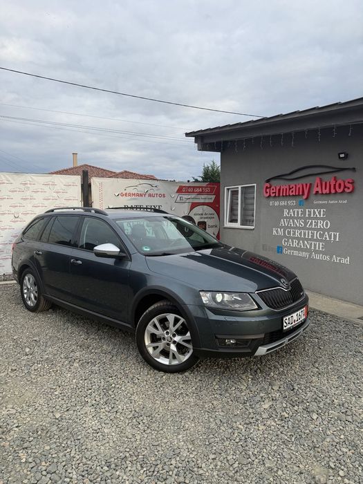 Skoda Octavia RATE/GARANTIE2.0diesel 2018 SCOUT paket drumuri grele FULL km reali