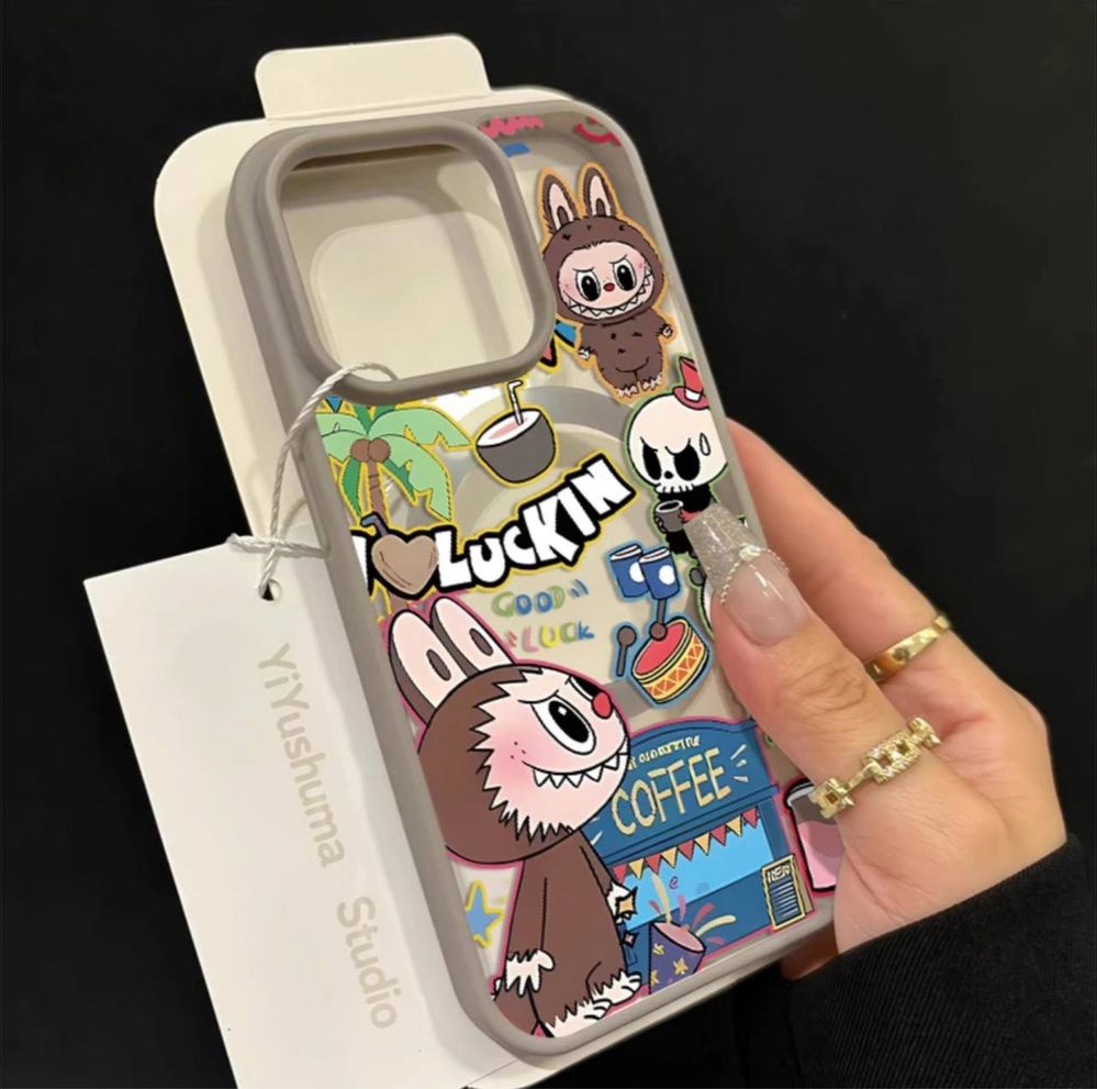 Чехол Labubu — для iPhone 11–16 всех моделей!