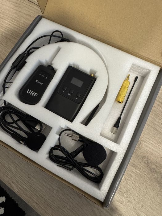 lavaliera microfon headset wireless reincarcabila