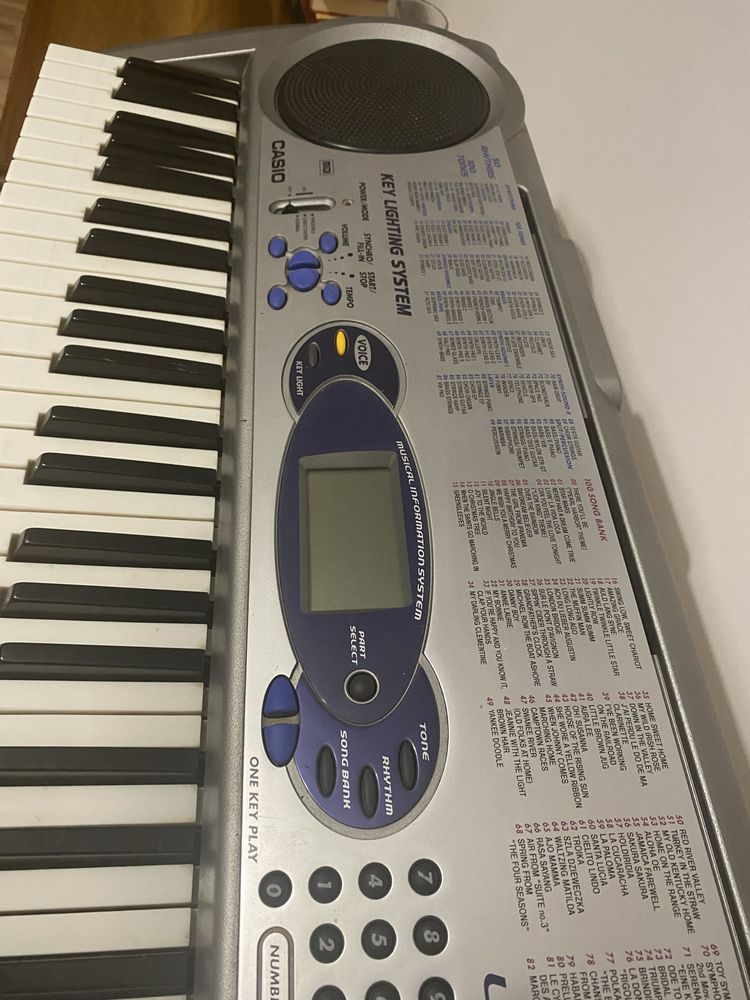 Orga/ Pian Casio LK -43 perfect functional predare personala