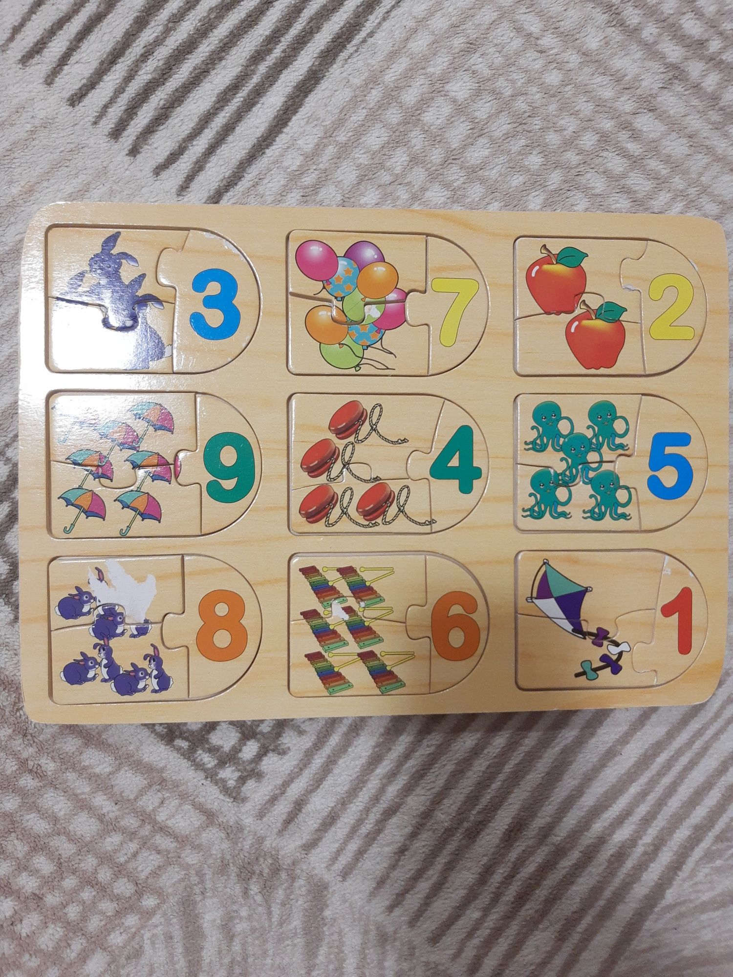 Дървени играчки Монтесори занимания за деца