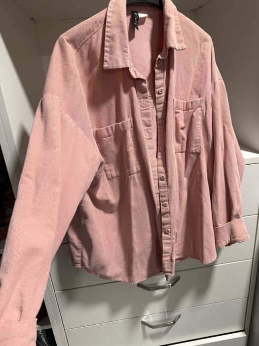 H&M розова риза/яке