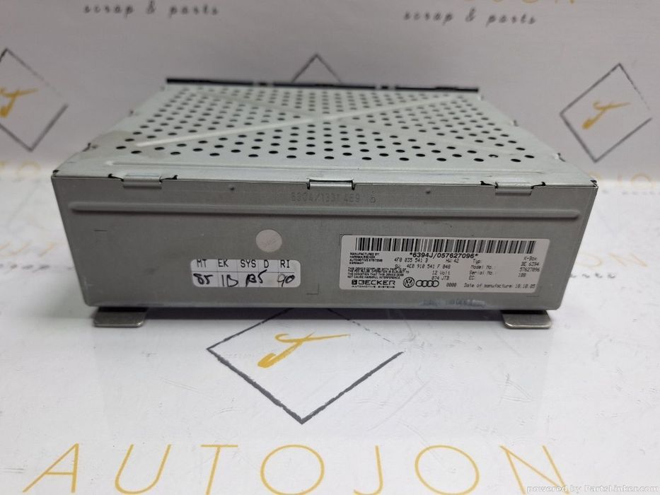 Modul navigatie AUDI A6 III Avant (4F5, C6) [ 2005 - 2011 ] TDI (BLB, BRE) 103KW|140HP OEM 4F0035541B / 4E0910541F