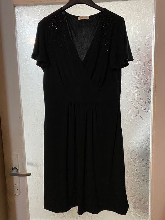 Малка черна рокля с камъчета Calvin Klein