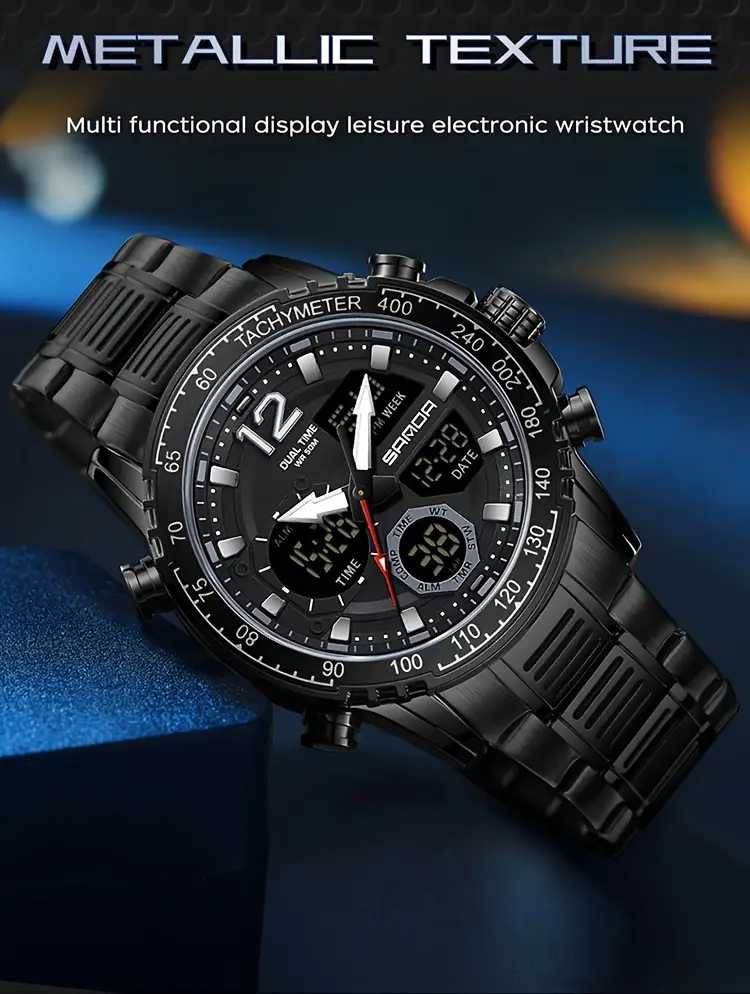 Луксозен, Спортен Мъжки часовник LIGE Elegant* Силует и Стил за 2025г.