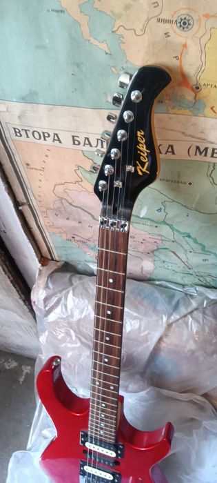 Китара Superstrat колекция редки качествени модели,може+ кубе,процесор