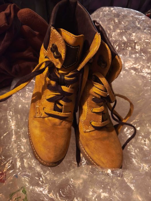 Боти с ток тип Timberland