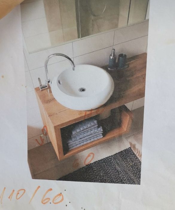 Suport chiuvetă lemn masiv
