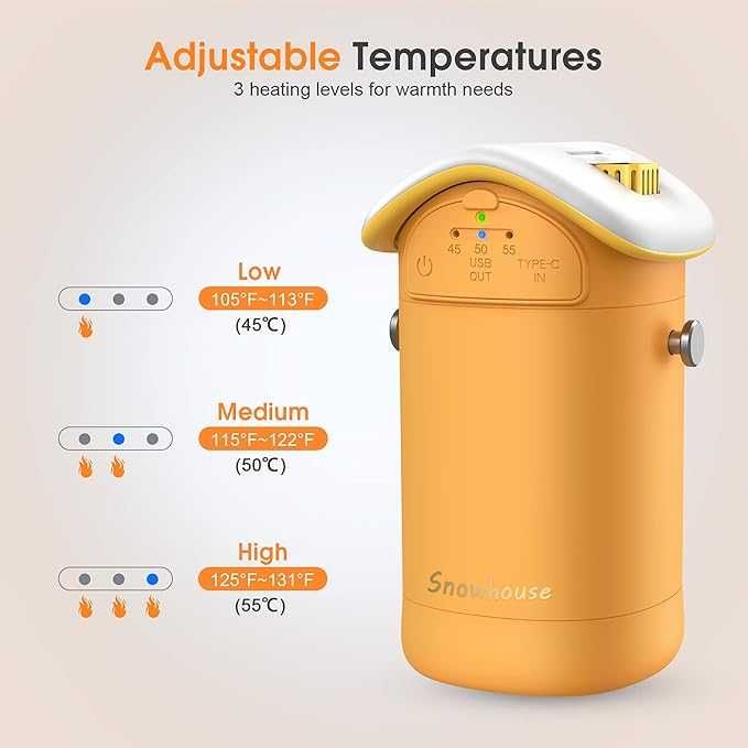 Преносим нагревател за ръце Power Bank 8000 mAh Акумулаторна  батерия