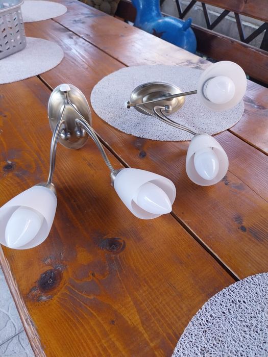 Aplice perete cu două brațe