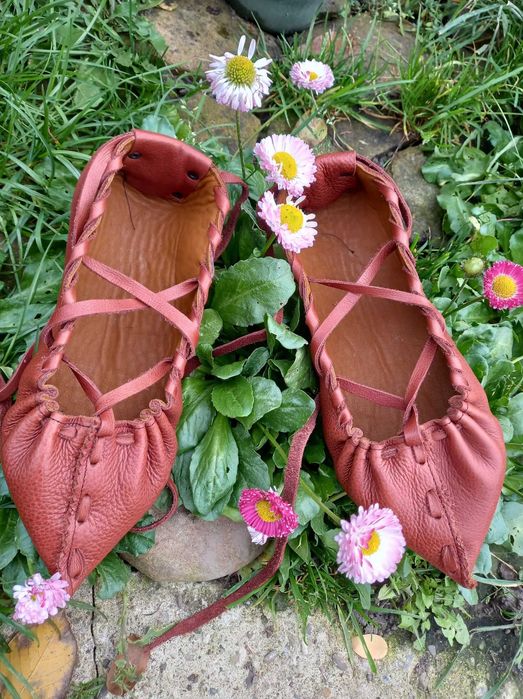 opinci din piele naturala