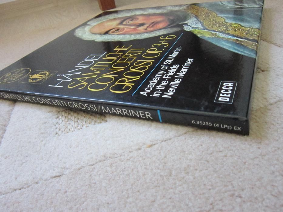 vinil rar Handel ‎ Neville Marriner  Samtliche Concerti Grossi 1974
