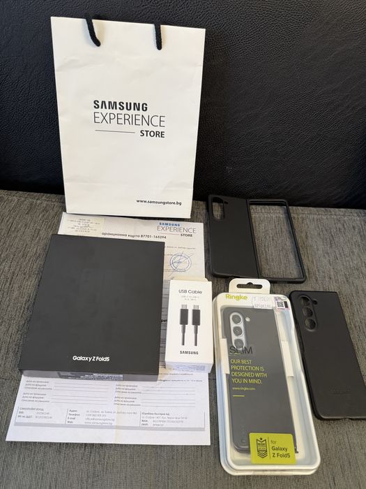 КАТО НОВ 512GB Samsung Z Fold 5 Experience Store Гаранция 2026