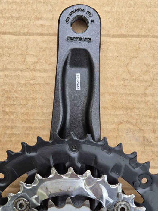 Angrenaj pedalier Shimano FC-M430/431 si ax BB-UN-26