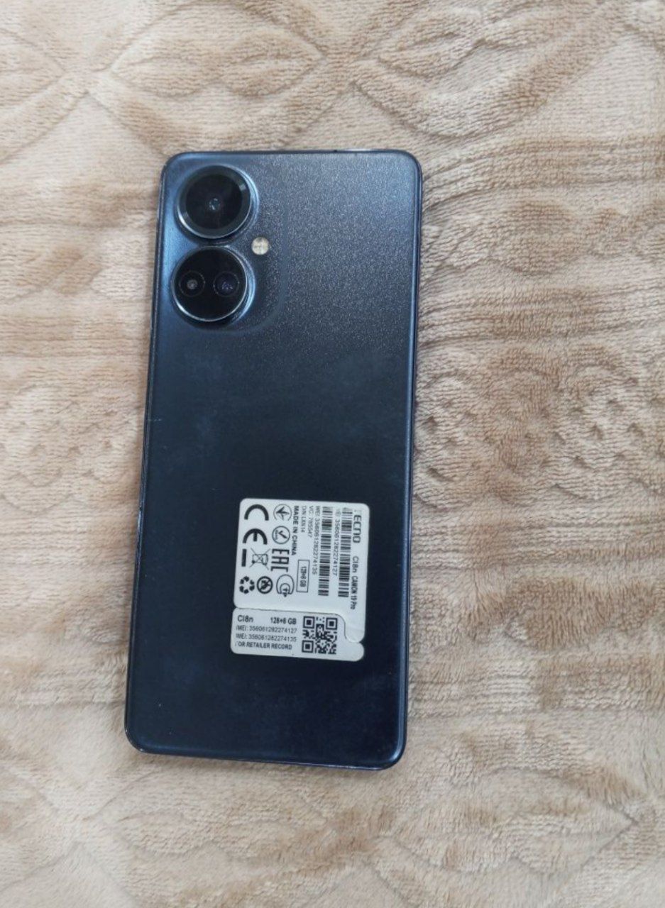 TECNO cl8n camon 19 pro 128+8gb