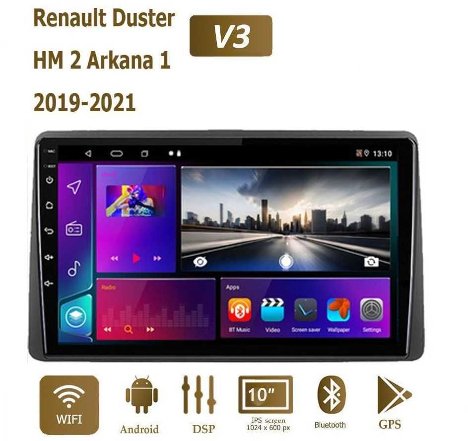 Мултимедия за Renault Dacia Duster HM 2 II Arkana 1 навигация Android
