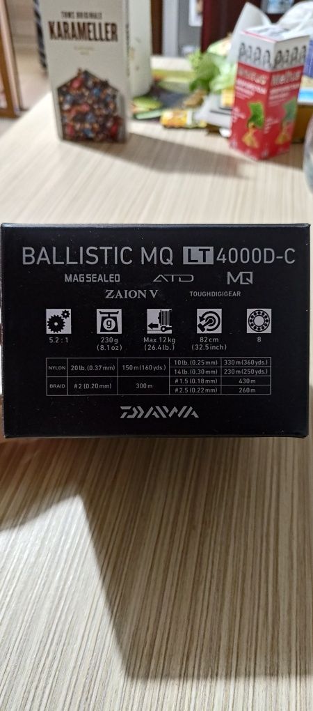 Mulineta spinning/feeder Daiwa Ballistic MQ LT4000D-C
