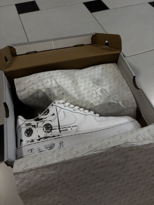 Nike Air Force 1 Low Supreme Comme des Garcons Shirt