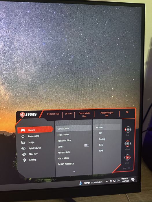 Monitor gaming Msi G2712 170hz ca nou