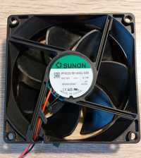 Ventilator/Cooler SUNON 92x92x25 12V pe rulment cu flux mare de aer.