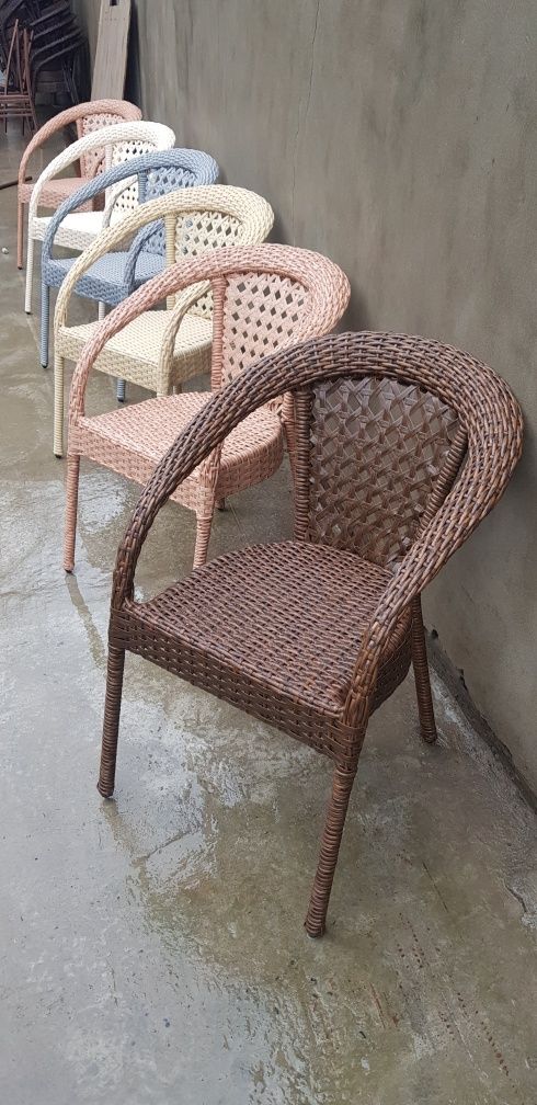 Садовый плетенные Стол стулья Ротанг Rotang  140×90   6 kishilik