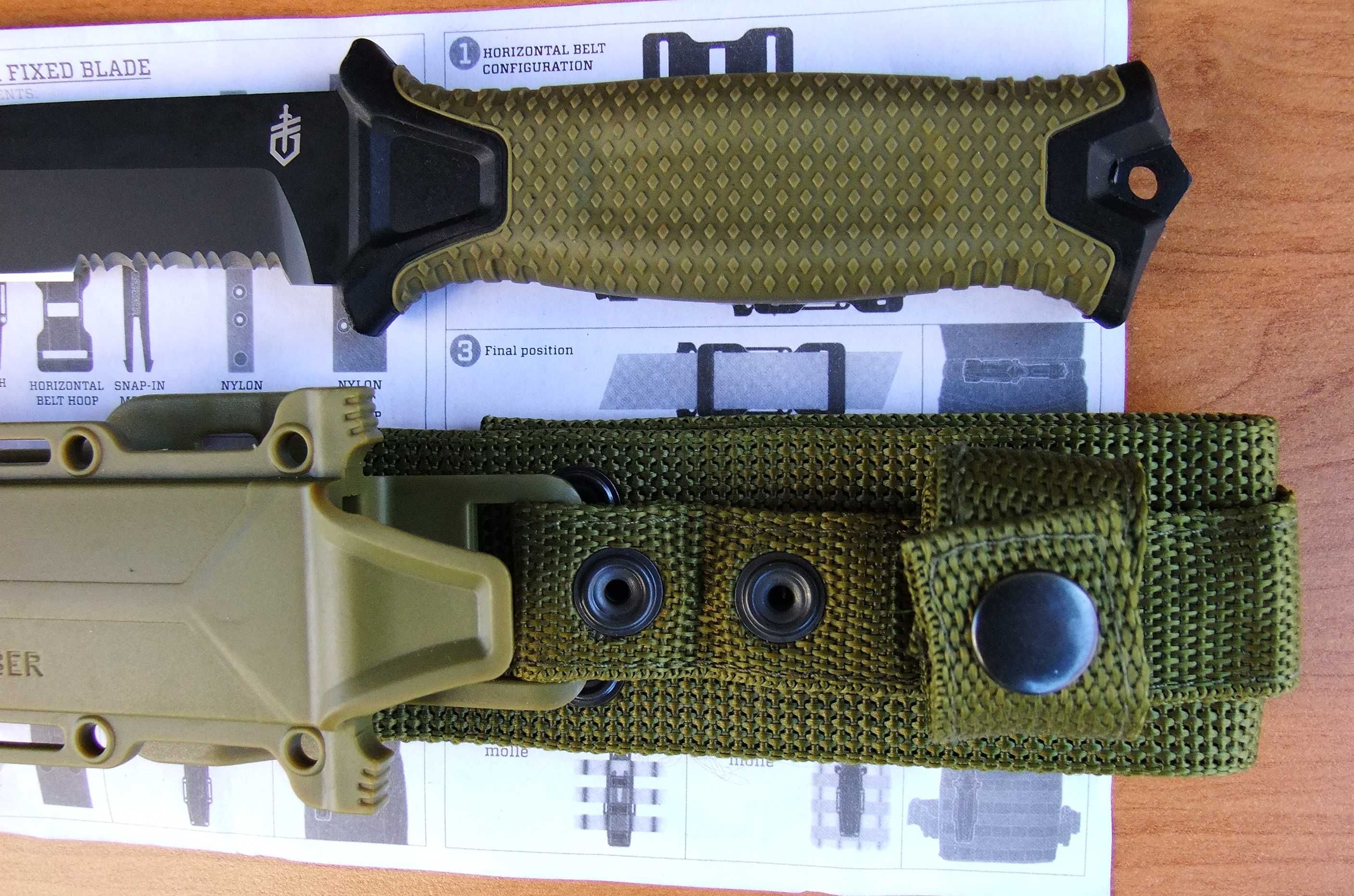 Тактически нож  Gerber Strongarm / с опция за хоризонтално носене /