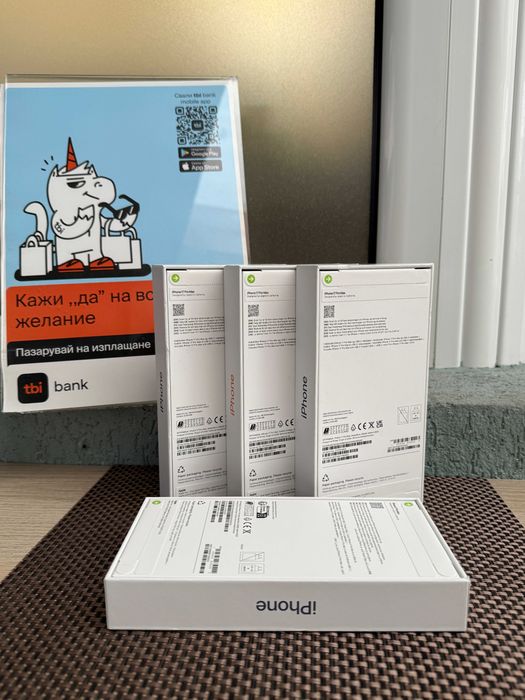 НЕразпечатан, НОВ! iphone 17Pro MAX лизинг от 100лв/м blue син с гар.