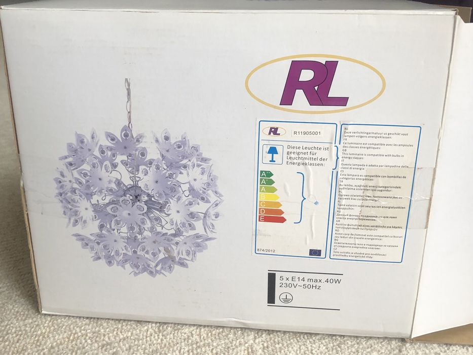 Pendul snowball cu flori