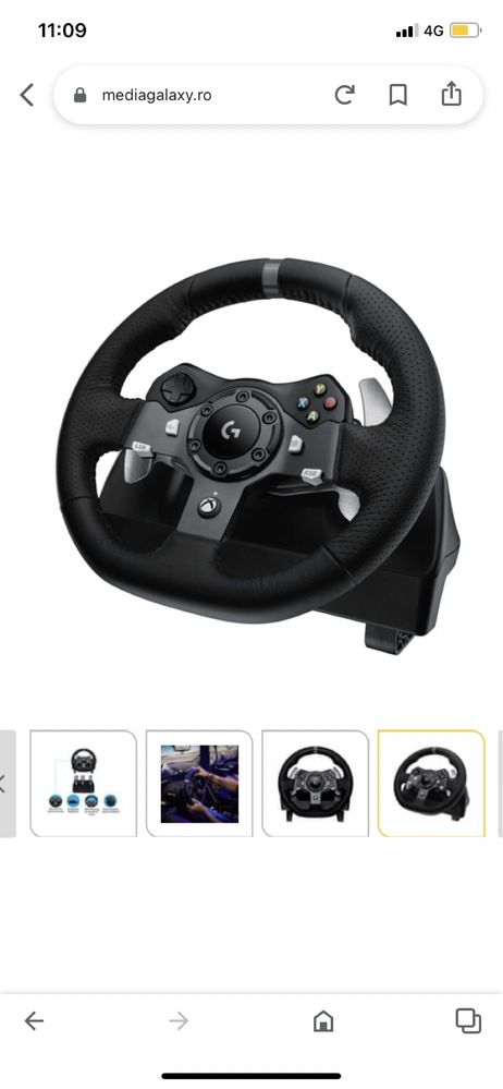 Volan si pedale gaming LOGITECH Driving Force G920 (PC/Xbox One)