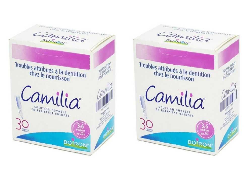 2x CAMILIA Boiron - Calmeaza durerile dentare la bebeluși - 30 fiole