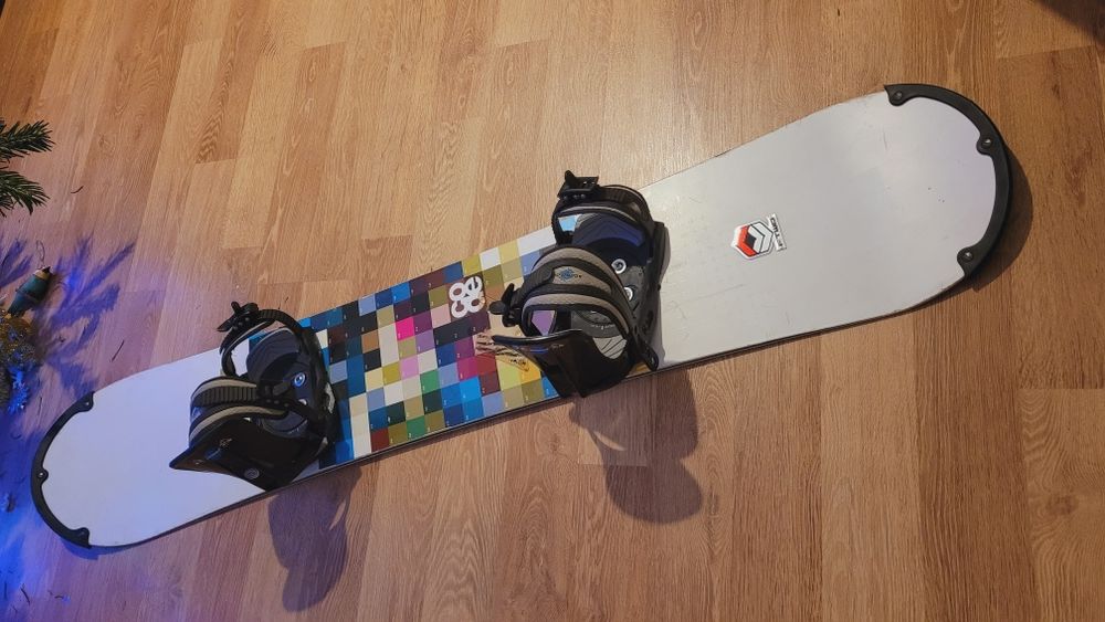 Placa snowboard FTWO 145 cu legături Salomon