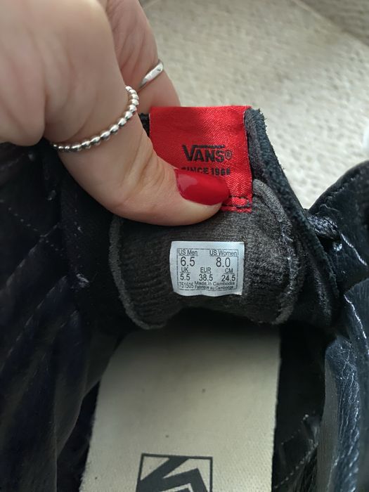 Vans sk8-hi, CA NOI, piele